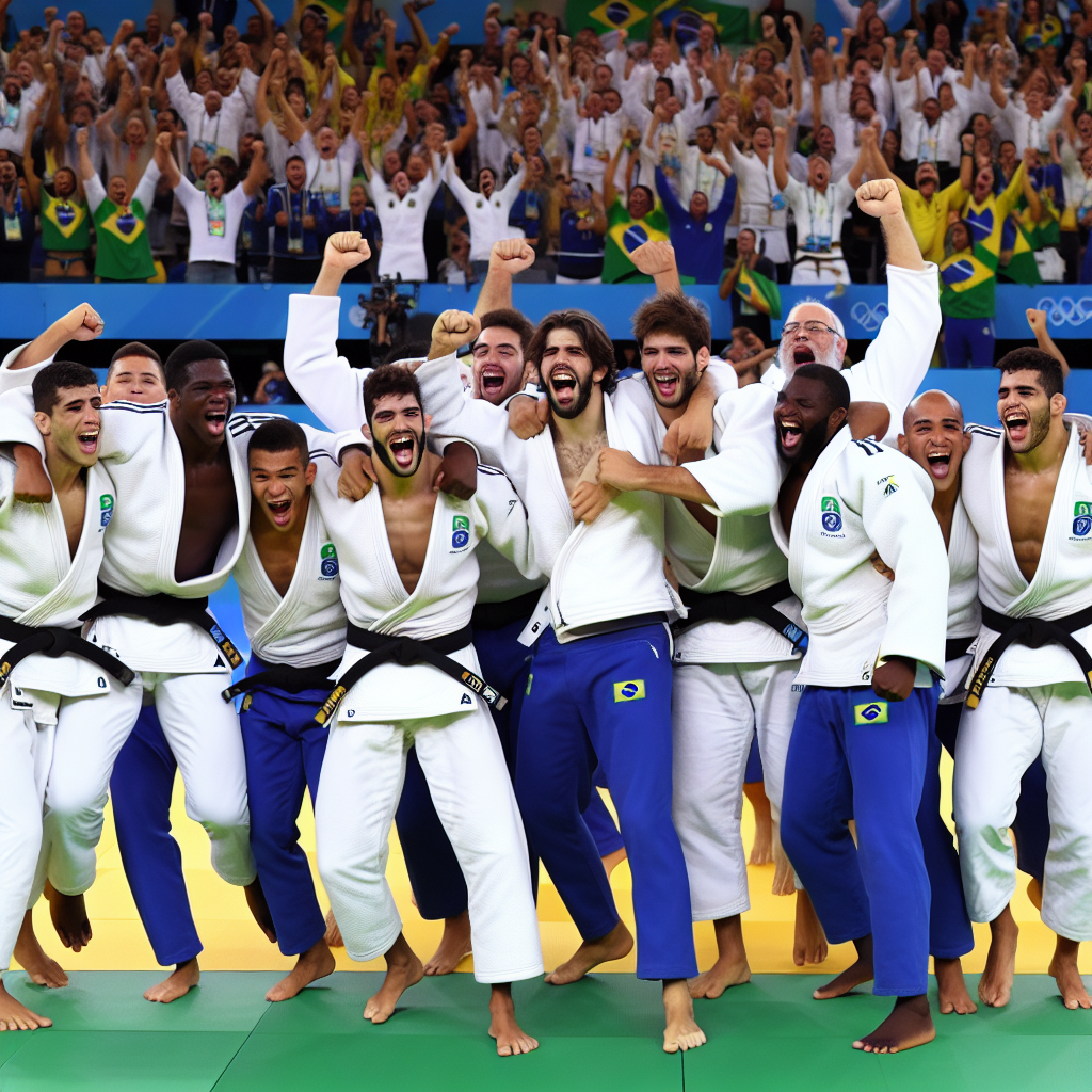 Judô: Brasil vence EUA em competição por equipes, primeira após o bronze em Paris